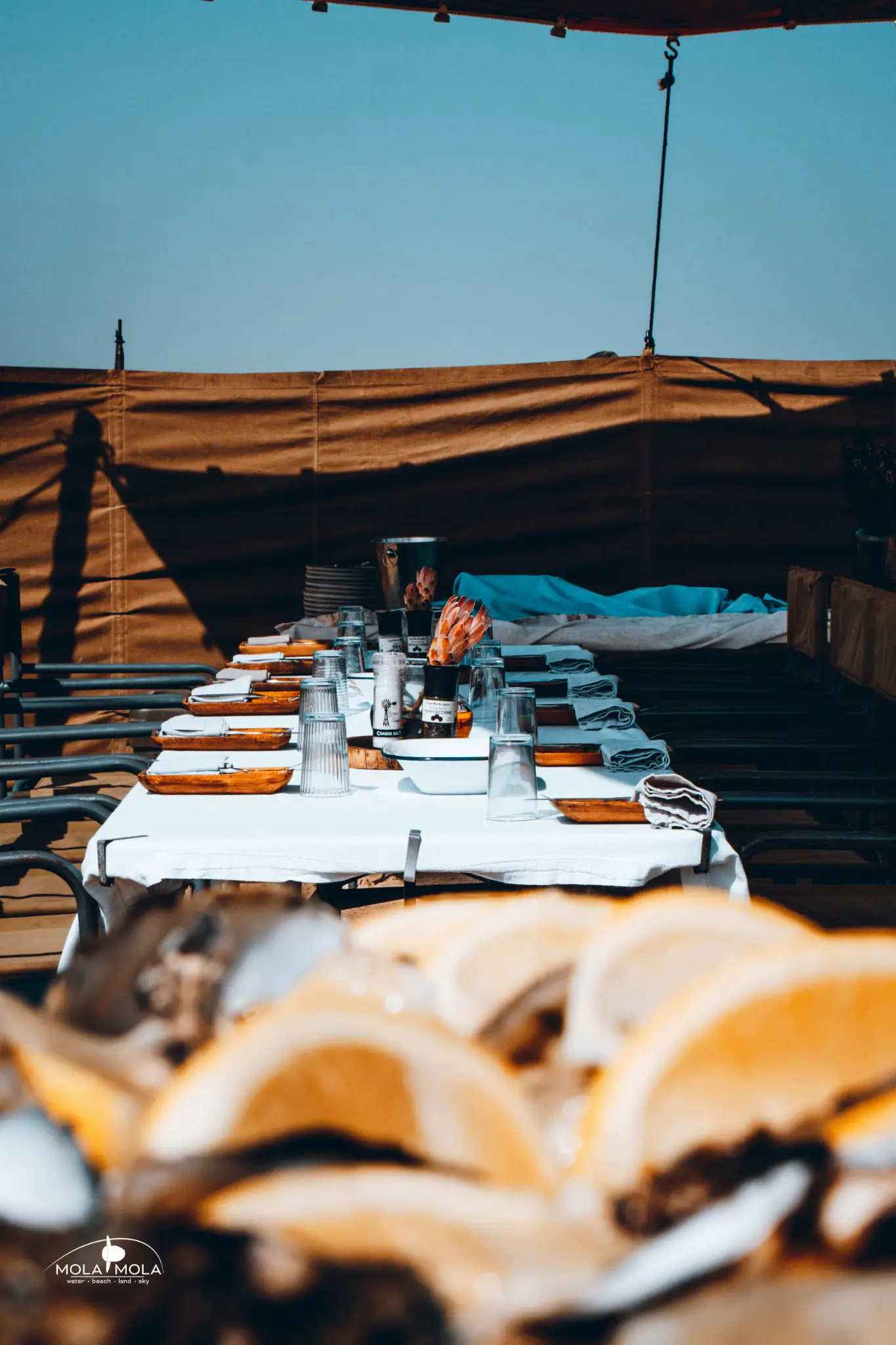 Beach Braai evening atmosphere