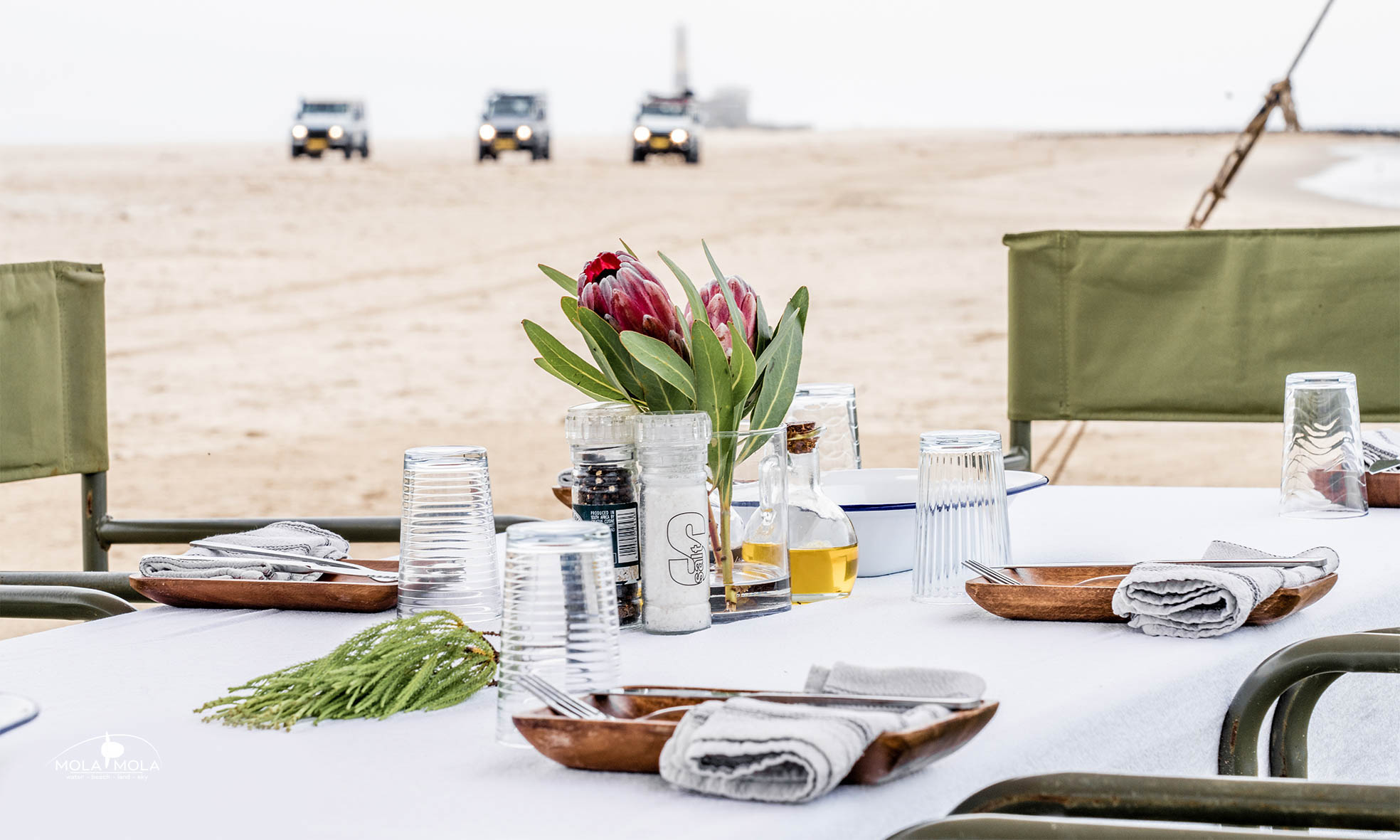 Beach Braai dining scene